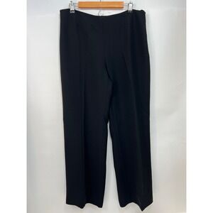 Wallis Black Wide Leg Flowy Dress Pants‎ - Sz 16